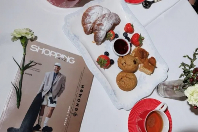 Лиза Адаменко, Наталья Ракоч, Лена Червова, Алёна Лейнер и Рамон Паласиос-Фернандес на бранче-презентации